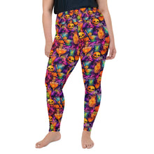 Load image into Gallery viewer, Skull Brew Ink Plus Size Leggings