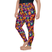 Load image into Gallery viewer, Skull Brew Ink Plus Size Leggings