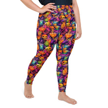 Load image into Gallery viewer, Skull Brew Ink Plus Size Leggings