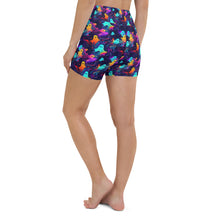 Load image into Gallery viewer, Ghost Swirl Yoga Shorts