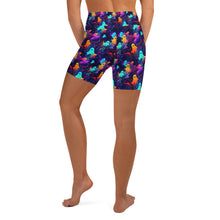 Load image into Gallery viewer, Ghost Swirl Yoga Shorts