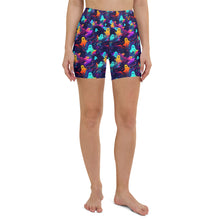Load image into Gallery viewer, Ghost Swirl Yoga Shorts