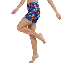 Load image into Gallery viewer, Ghost Swirl Yoga Shorts