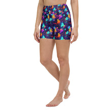 Load image into Gallery viewer, Ghost Swirl Yoga Shorts