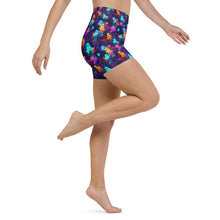Load image into Gallery viewer, Ghost Swirl Yoga Shorts