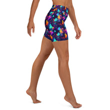Load image into Gallery viewer, Ghost Swirl Yoga Shorts