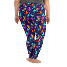Load image into Gallery viewer, Ghost Swirl Plus Size Leggings
