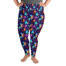 Load image into Gallery viewer, Ghost Swirl Plus Size Leggings
