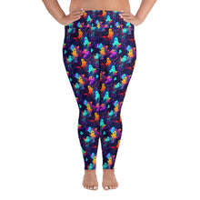 Load image into Gallery viewer, Ghost Swirl Plus Size Leggings
