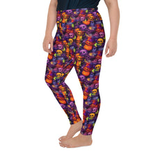 Load image into Gallery viewer, Skull Goblet Ink Plus Size Leggings
