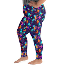 Load image into Gallery viewer, Ghost Swirl Plus Size Leggings
