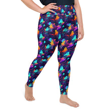 Load image into Gallery viewer, Ghost Swirl Plus Size Leggings

