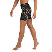 Load image into Gallery viewer, Candy Corn Yoga Shorts
