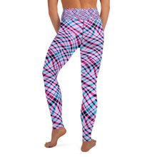 Load image into Gallery viewer, Pink Stripe Yoga Leggings
