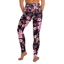 Load image into Gallery viewer, Pink Flower Yoga Leggings
