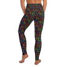 Load image into Gallery viewer, Rainbow Heart Yoga Leggings
