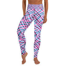 Load image into Gallery viewer, Pink Stripe Yoga Leggings
