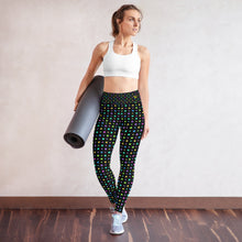 Load image into Gallery viewer, Black Star Yoga Leggings
