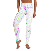 Load image into Gallery viewer, White Star Yoga Leggings
