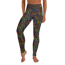 Load image into Gallery viewer, Rainbow Heart Yoga Leggings

