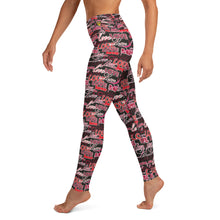 Load image into Gallery viewer, Black Love Yoga Leggings
