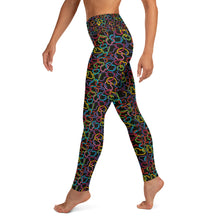 Load image into Gallery viewer, Rainbow Heart Yoga Leggings
