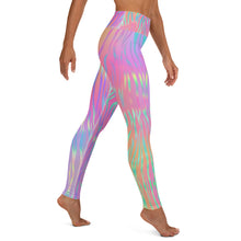 Load image into Gallery viewer, Pink Stripe Yoga Leggings

