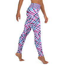 Load image into Gallery viewer, Pink Stripe Yoga Leggings
