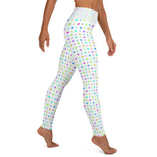 Load image into Gallery viewer, White Star Yoga Leggings
