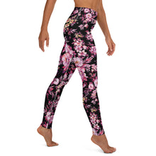 Load image into Gallery viewer, Pink Flower Yoga Leggings
