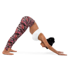 Load image into Gallery viewer, Black Love Yoga Leggings
