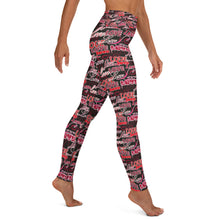 Load image into Gallery viewer, Black Love Yoga Leggings
