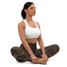 Load image into Gallery viewer, Rainbow Heart Yoga Leggings
