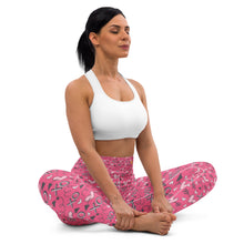 Load image into Gallery viewer, Pink XO Yoga Leggings
