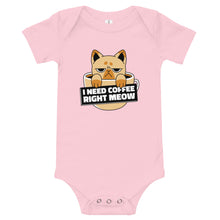 Load image into Gallery viewer, Coffee Kitty One-Piece
