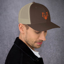 Load image into Gallery viewer, Orange Jungle Trucker Cap
