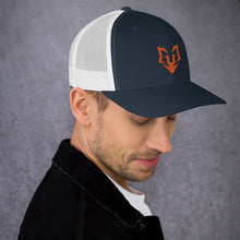 Load image into Gallery viewer, Orange Jungle Trucker Cap
