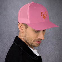 Load image into Gallery viewer, Orange Jungle Trucker Cap
