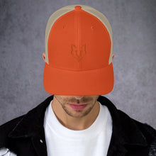 Load image into Gallery viewer, Orange Jungle Trucker Cap
