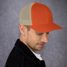 Load image into Gallery viewer, Orange Jungle Trucker Cap
