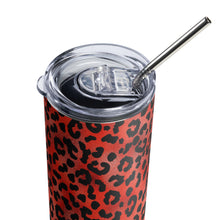 Load image into Gallery viewer, Red Leopard Tumbler

