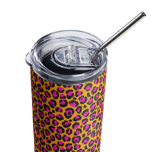 Load image into Gallery viewer, Tangerine Leopard Tumbler
