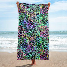 Load image into Gallery viewer, Neon Leopard Towel
